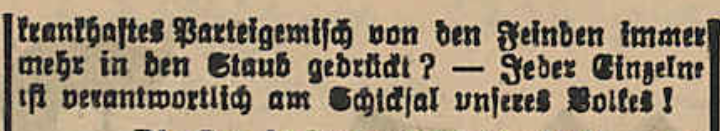 Leinezeitung vom 13. Februar 1925